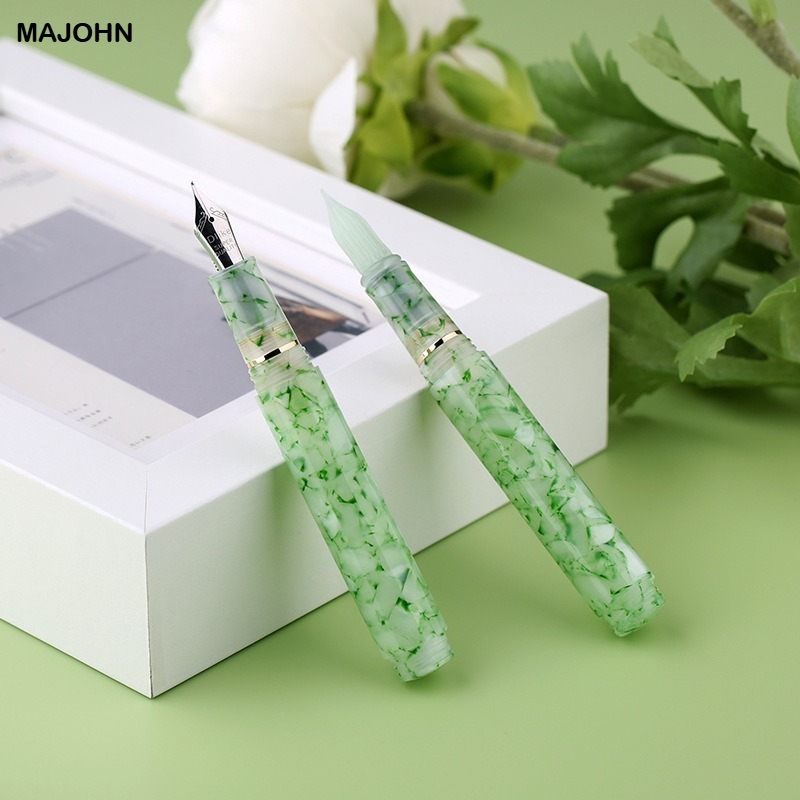 Office Stationery Supply Business - MAJOHN N8 Hars Glas Kroontjespen Inkt