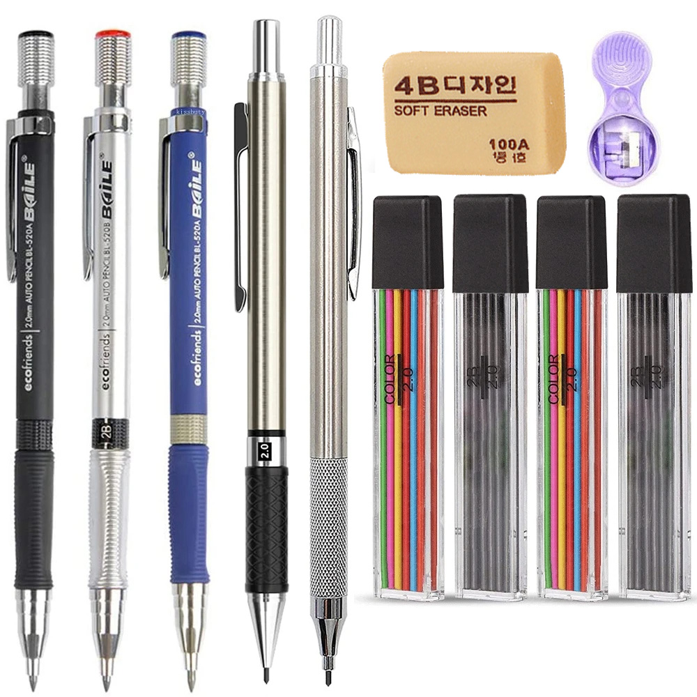Ideal Stationery & Office Supply - 2,0 mm 2B mechanische potloden Automatische
