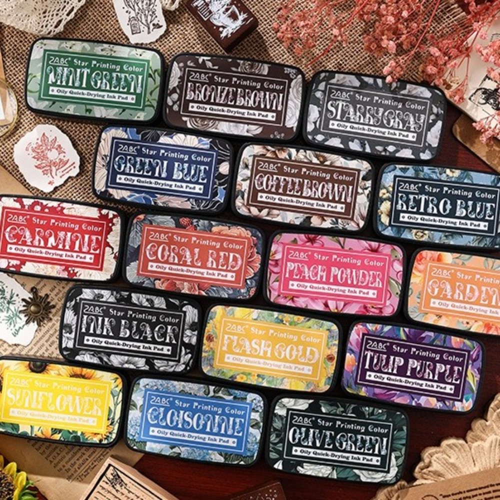 Self Inking Stamp - Kleurrijke Veelkleurige Inkt Pad Planner Stempels