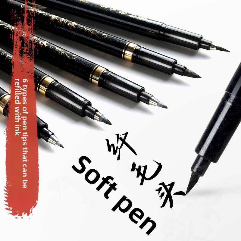 Is Stationery Office Supply - 4 STKS/SET Kalligrafie Art Marker Pennen