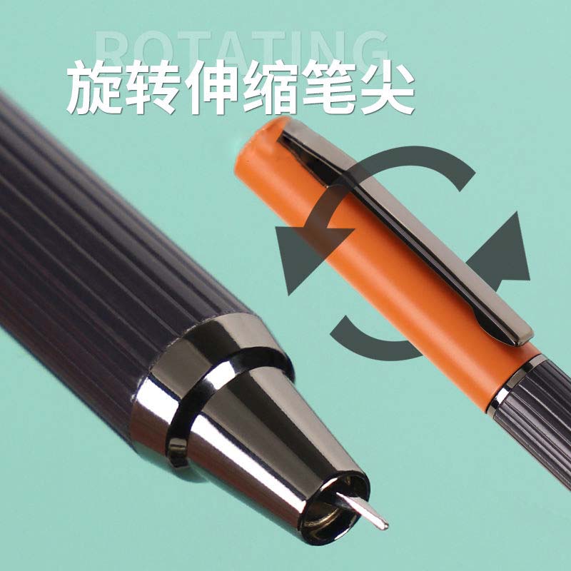 Office Stationery Supply Business - 2022 Vulpen Metalen Inkt Pen Intrekbare