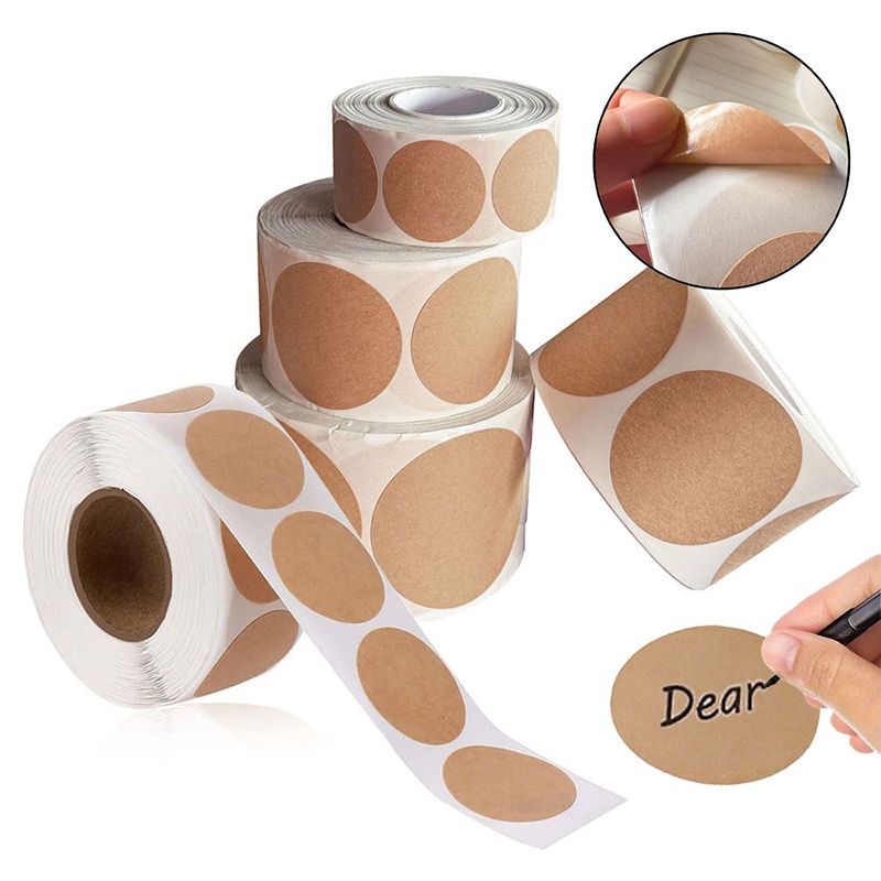 1-5 Roll 2,5 Cm Ronde Zelfklev - Label Printer Tape recensie en prijs