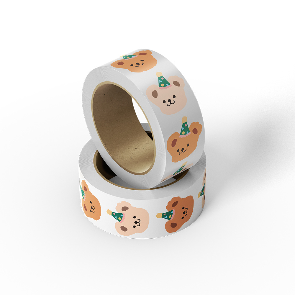 500 stuks schattige beersticke - Label Printer Tape recensie en prijs