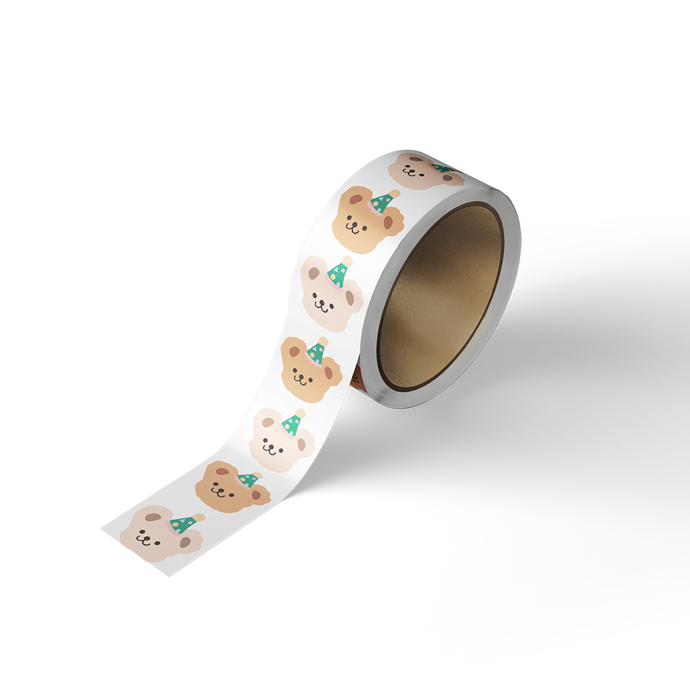 500 stuks schattige beersticke - Label Printer Tape recensie en prijs