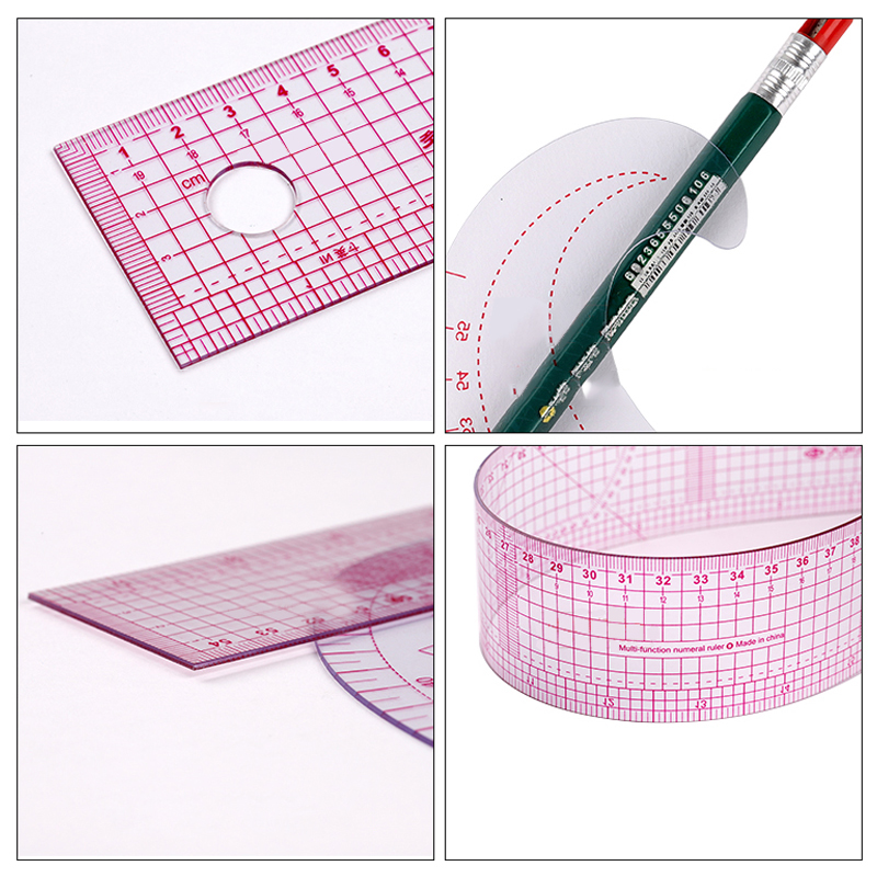 Franse Curve Snijliniaal Mode  - Ruler Set Transparent recensie en prijs