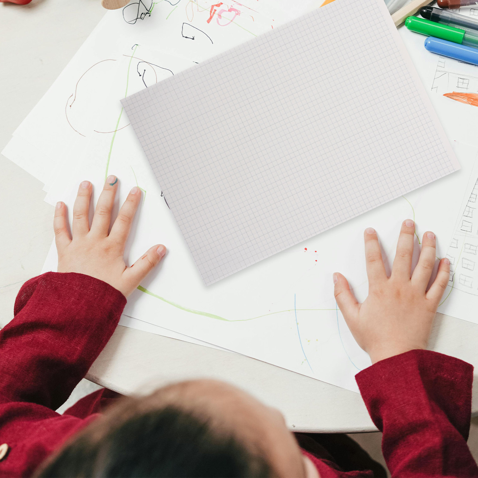 40 vel dik geruit papier notit - Graph Paper Pad recensie en prijs