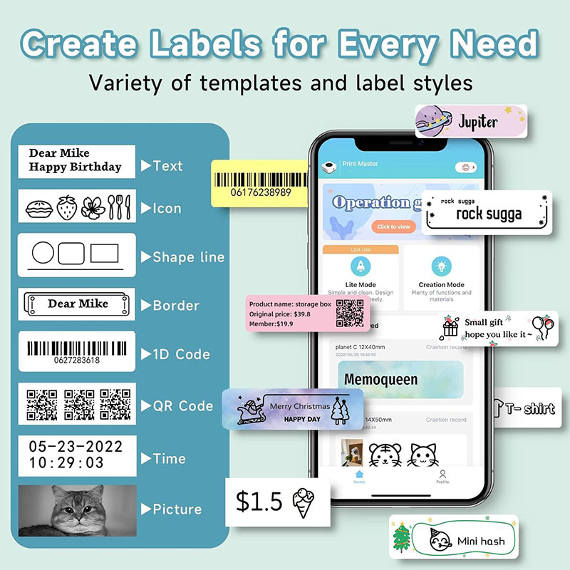 P15 Label Printer Sticker 12*4 - Label Printer Tape recensie en prijs