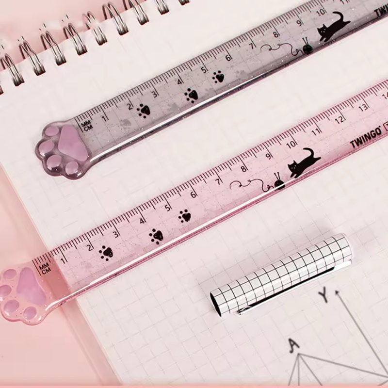 1 stuks Cat Paw Design-liniaal - Ruler Set Transparent recensie en prijs