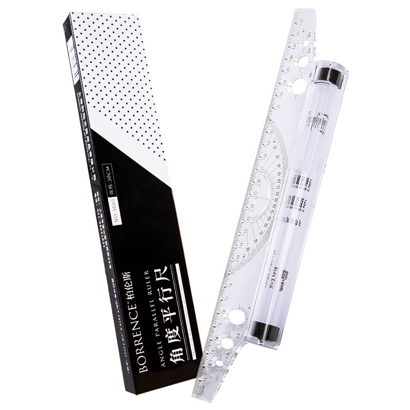 30 cm transparante parallelle  - Ruler Set Transparent recensie en prijs