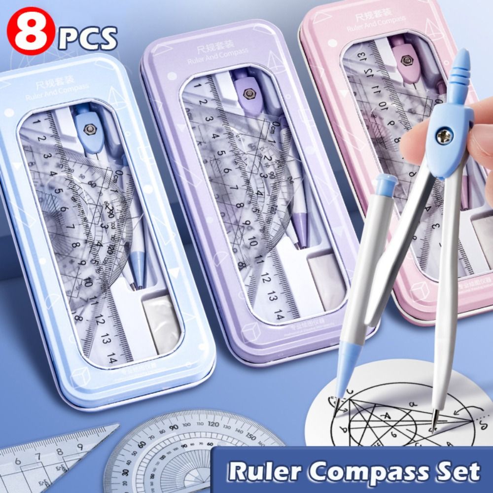 8 stks/set Plastic Liniaal Kom - Ruler Set Transparent recensie en prijs