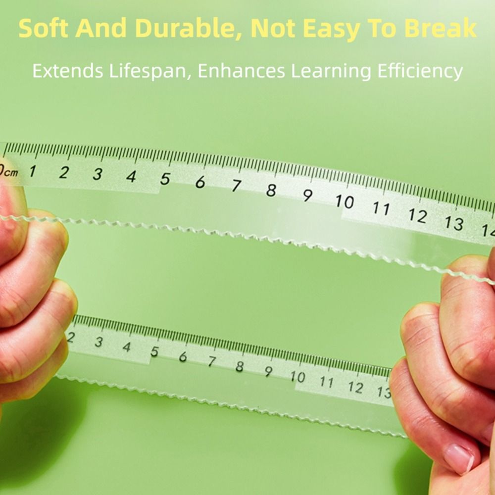 8-delige set plastic linialen, - Ruler Set Transparent recensie en prijs