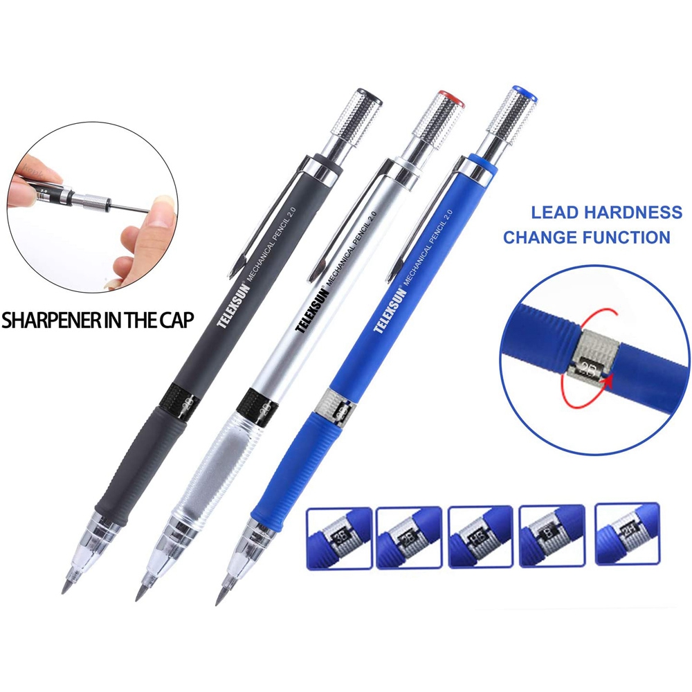 2,0 mm 2B mechanische potloden - Ideal Stationery & Office Supply recensie en prijs