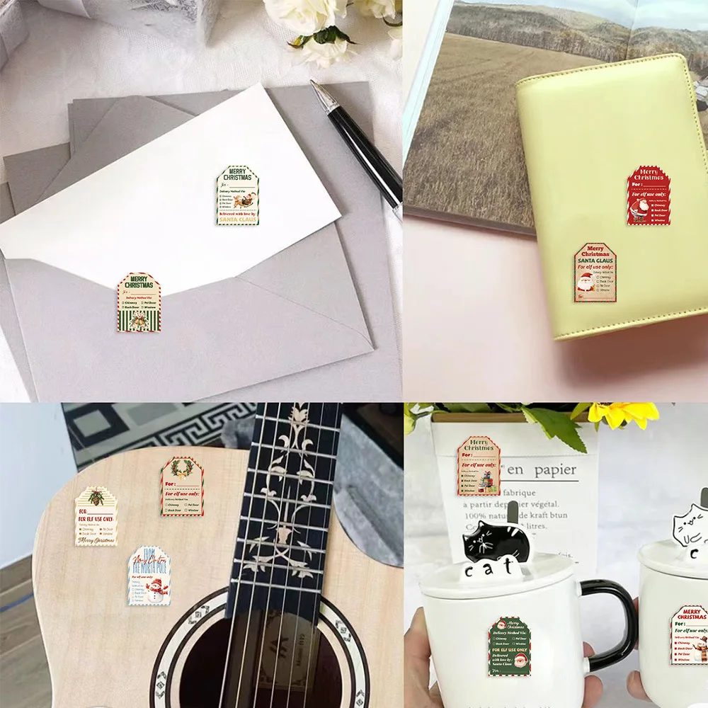 500 stuks kerststickers op rol - Label Printer Tape recensie en prijs