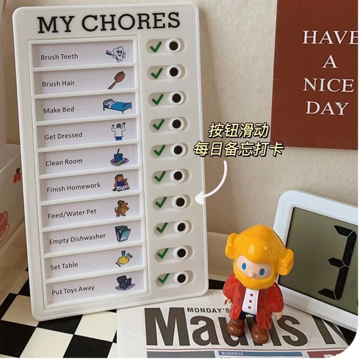 Ins Zelfdiscipline Checklist W - Office Stationery Supply List recensie en prijs
